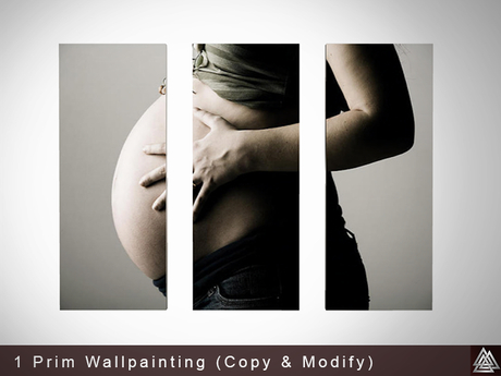 Second Life Marketplace - Art painting pregnant